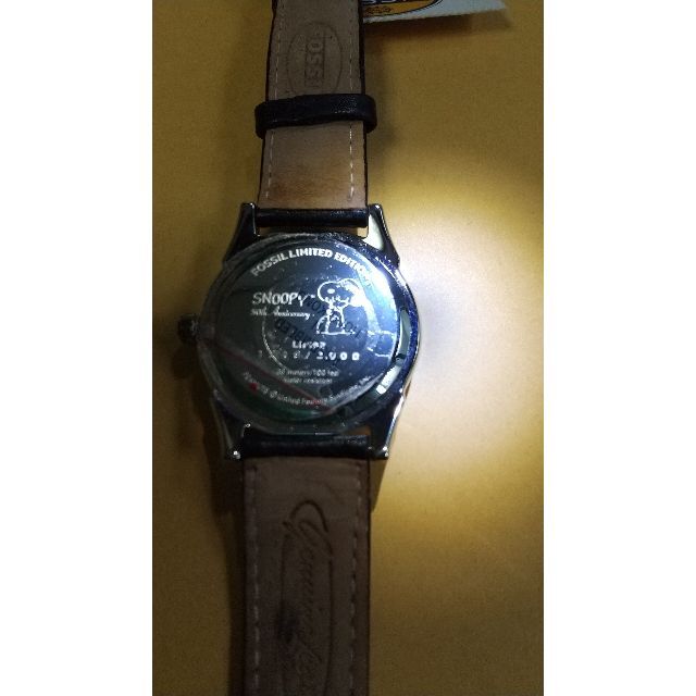 FOSSIL - スヌーピー腕時計 50周年記念販売 シリアルナンバー