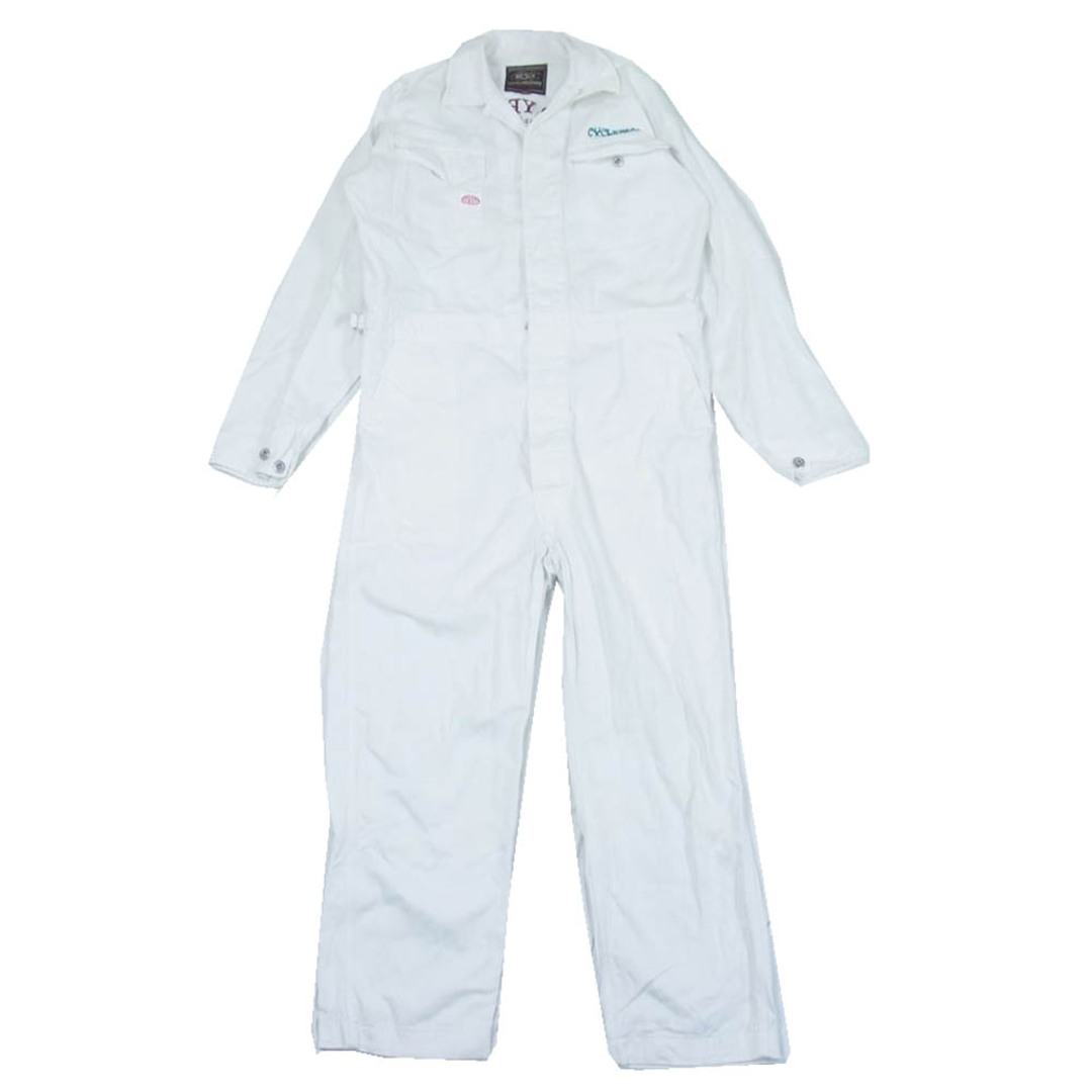 WESCO ウエスコ ツナギ × 山田辰 100周年限定 AUTO-BI COVERALLS オールインワン ツナギ ホワイト系 3L