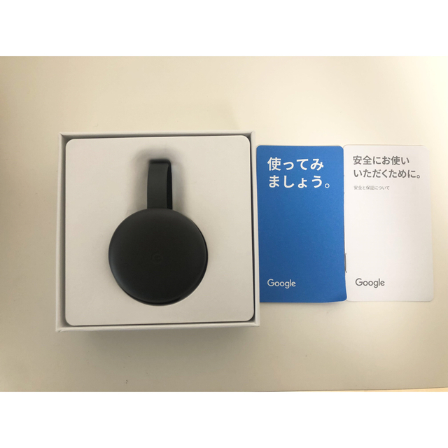 Google(グーグル)のGoogle Chromecast スマホ/家電/カメラのテレビ/映像機器(映像用ケーブル)の商品写真