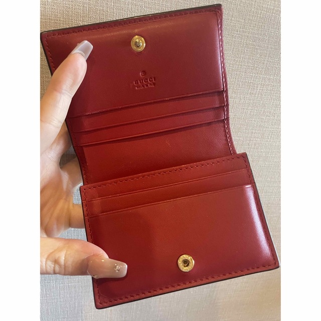 Gucci(グッチ)のGUCCI/GGスプリーム/LOVE/2つ折り財布/ミニウォレット レディースのファッション小物(財布)の商品写真