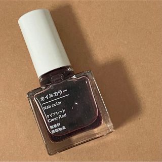 ムジルシリョウヒン(MUJI (無印良品))の無印良品/ネイルカラー/クリアレッド(マニキュア)