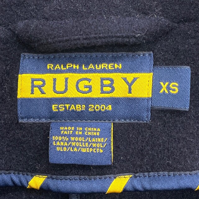 Ralph Lauren(ラルフローレン)のラグビー ラルフローレン RUGBY RALPH LAUREN ウール ピーコート 長袖 サイズ：XS ネイビー 古着 【中古】 メンズのジャケット/アウター(その他)の商品写真