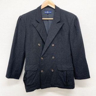 ラルフローレン(Ralph Lauren)のラルフローレン Ralph Lauren ウール ダブルテーラードジャケット ブレザー 総裏 長袖 サイズ：9 チャコールグレー 【中古】(その他)