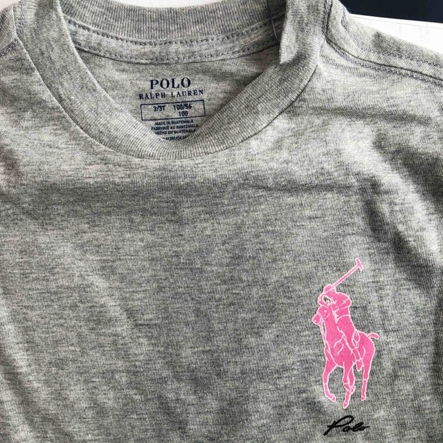 POLO RALPH LAUREN(ポロラルフローレン)の新作◇ラルフローレン ボーイズ半袖Tシャツ グレー 3T/100 キッズ/ベビー/マタニティのキッズ服男の子用(90cm~)(Tシャツ/カットソー)の商品写真