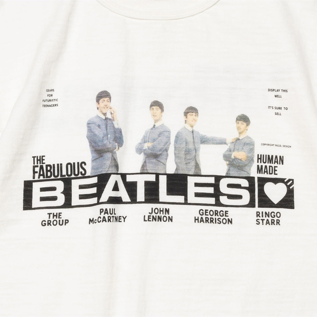 HUMAN MADE(ヒューマンメイド)のヒューマンメイド　BEATLES T-SHIRT　2XL メンズのトップス(Tシャツ/カットソー(半袖/袖なし))の商品写真