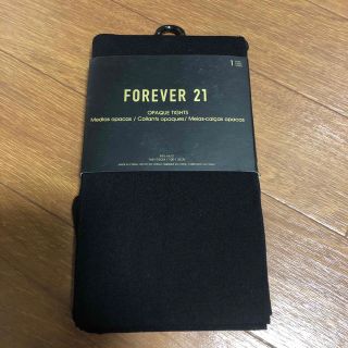 フォーエバートゥエンティーワン(FOREVER 21)のforever21 黒タイツ(タイツ/ストッキング)