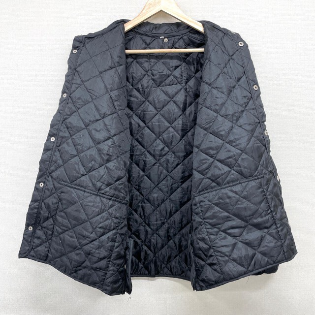 BELSTAFF(ベルスタッフ)のベルスタッフ Belstaff キルティングジャケット 中綿 BODY WARMER JACKET ボディー ウォーマー ジャケット 長袖 サイズ：XL ブラック MADE IN ENGLAND古着 【中古】 メンズのジャケット/アウター(その他)の商品写真