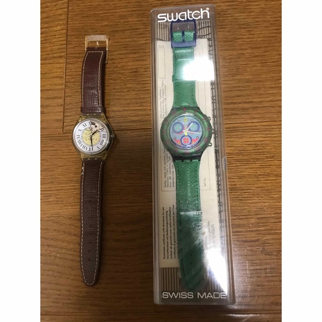 swatch(スウォッチ)のスウォッチ　腕時計　ビンテージ　2本　セット レディースのファッション小物(腕時計)の商品写真