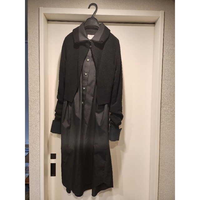 格安新品 sacai sacai ワンピース 長袖 - ロングワンピース+マキシ