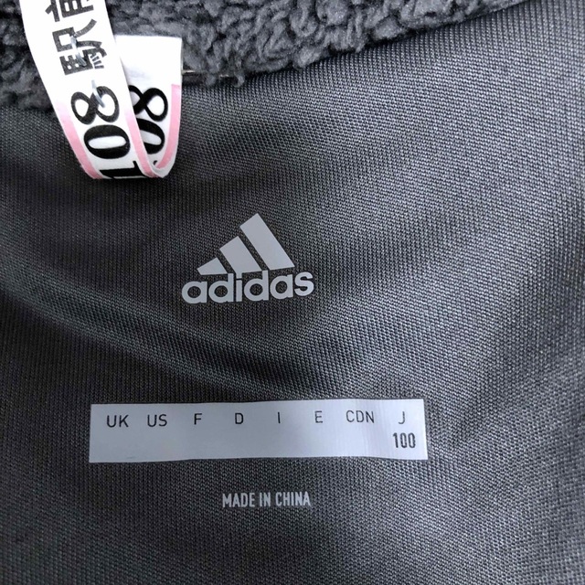 adidas(アディダス)のadidasのボアジャケット（こども） キッズ/ベビー/マタニティのキッズ服男の子用(90cm~)(ジャケット/上着)の商品写真