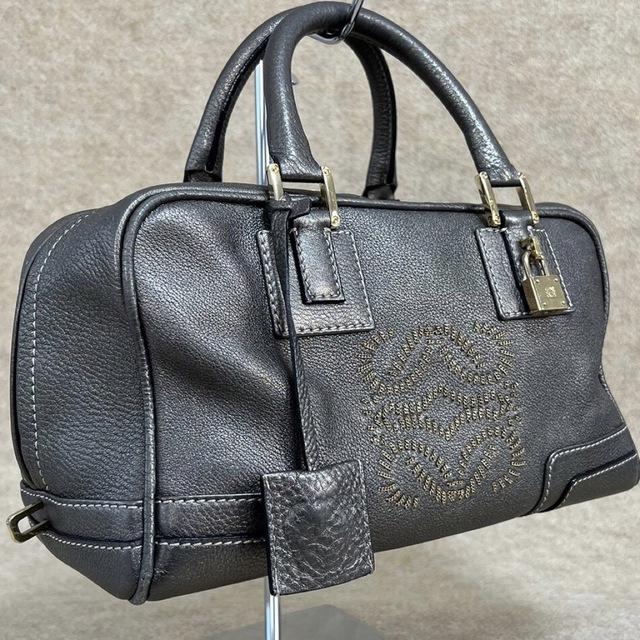 23S17 LOEWE ロエベ アマソナ 28 ハンドバッグ レザー