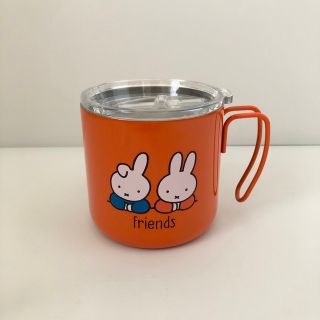 ミッフィー(miffy)のステンレスマグカップ　フタ付き　380㎖　ミッフィーA(キャラクターグッズ)