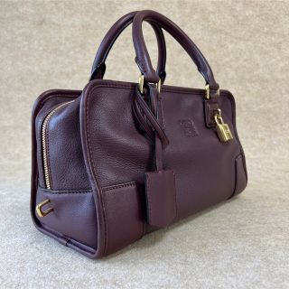 ロエベ(LOEWE)の123DA LOEWE ロエベ レザー ハンドバッグ アマソナ28ブラウン(ハンドバッグ)