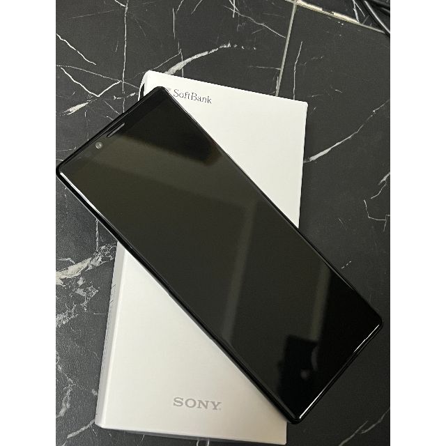 SONY・ソニー Xperia 1 802SO ブラック 本体 純正ケース付