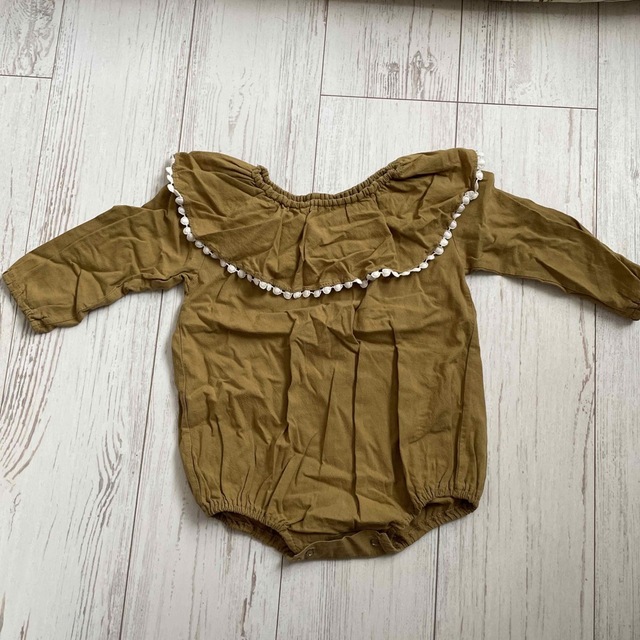 BLACK BEAN ロンパース  キッズ/ベビー/マタニティのベビー服(~85cm)(ロンパース)の商品写真