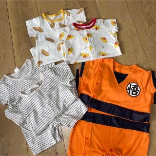 ベビーギャップ(babyGAP)のbabygap birthday cottoli  西松屋60 ロンパース 双子(ロンパース)