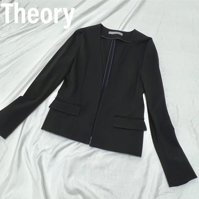 セオリーリュクス　theory luxe ノーカラージャケット　トップス