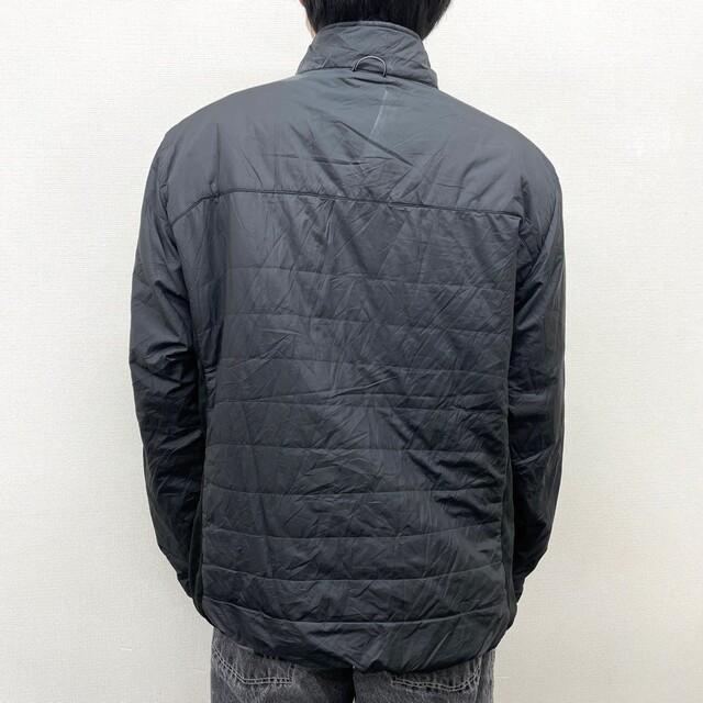 THE NORTH FACE(ザノースフェイス)のノースフェイス THE NORTH FACE キルティング ジャケット ジップアップ ロゴ プリント 長袖 サイズ：XXL ブラック 【中古】 メンズのジャケット/アウター(その他)の商品写真