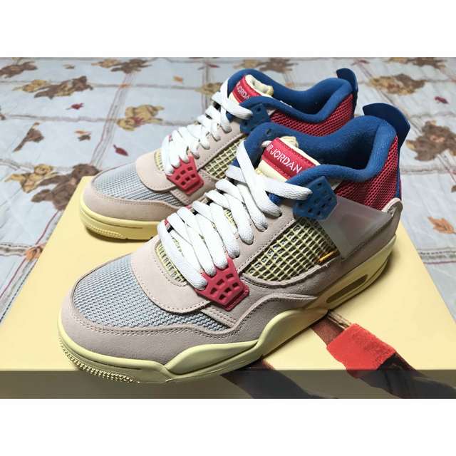 希少30cm NIKE UNION AIR JORDAN4 GUAVA ICE