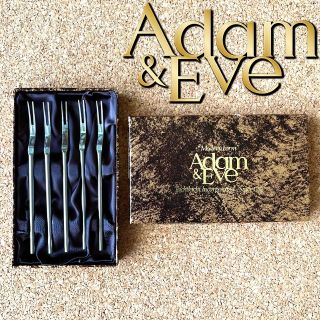 タチキチ(たち吉)のフォーク　Adam&Eve　5本セット たち吉　アダム&イブ　フルーツフォーク(カトラリー/箸)