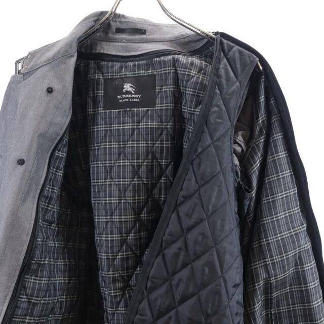 BURBERRY BLACK LABEL(バーバリーブラックレーベル)のバーバリーブラックレーベル 三陽商会 2way トレンチ コート M グレー BURBERRY BLACK LABEL 中綿ライナー付き ヴィンテージ ビンテージ メンズ 【中古】  【230225】 メンズのジャケット/アウター(ダッフルコート)の商品写真