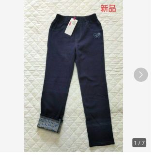 ニットプランナー(KP)の新品未使用　ニットプランナー　パンツ　120 キッズ　女の子　ネイビー　リボン(パンツ/スパッツ)