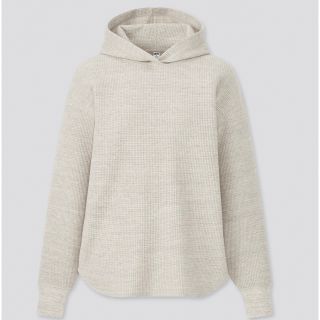 ユニクロ(UNIQLO)のワッフルプルパーカー（長袖）(パーカー)