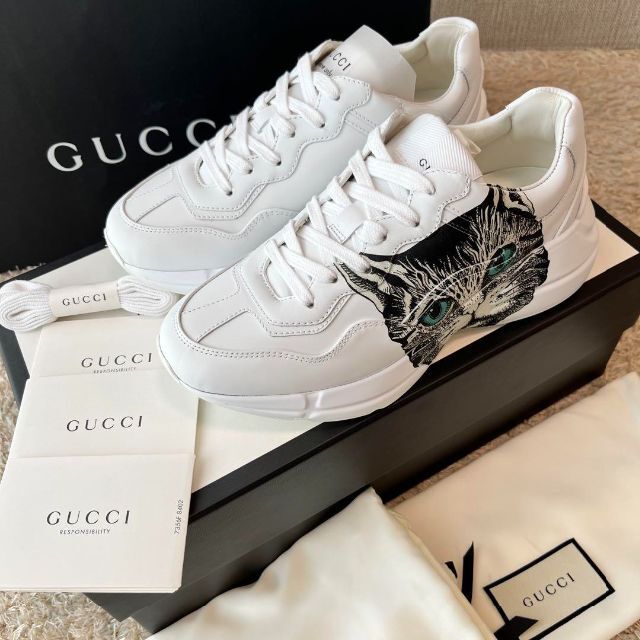 人気ブランド新作豊富 CAT 【新品未使用】Gucci - Gucci 猫 サイズ35