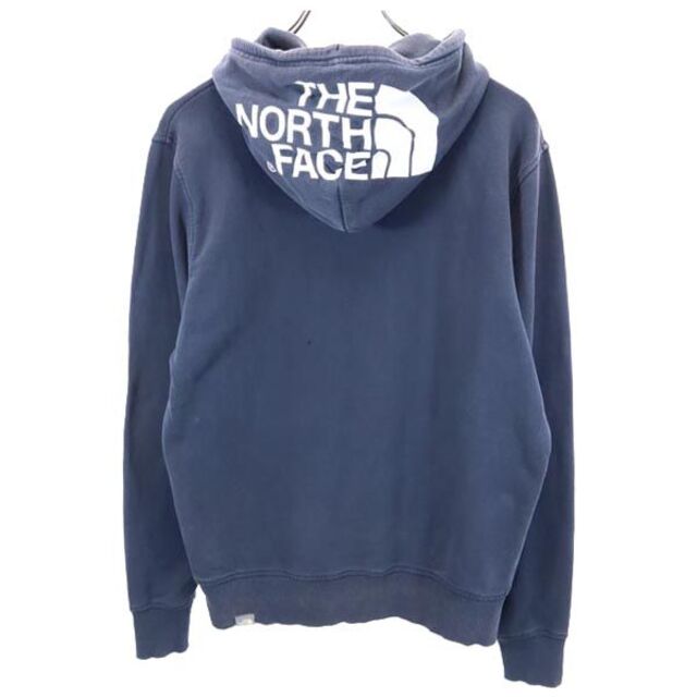 ノースフェイス スウェットパーカー S ネイビー系 THE NORTH FACE ロゴ メンズ 【中古】 【230225】