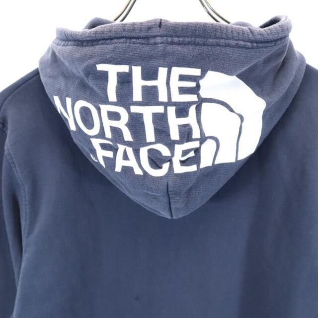 ノースフェイス スウェットパーカー S ネイビー系 THE NORTH FACE ロゴ メンズ   【230225】