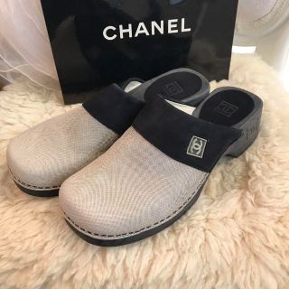 シャネル(CHANEL)の☆美品☆CHANEL　スポーツライン　サボ　サンダル　ココマーク　35サイズ(サンダル)