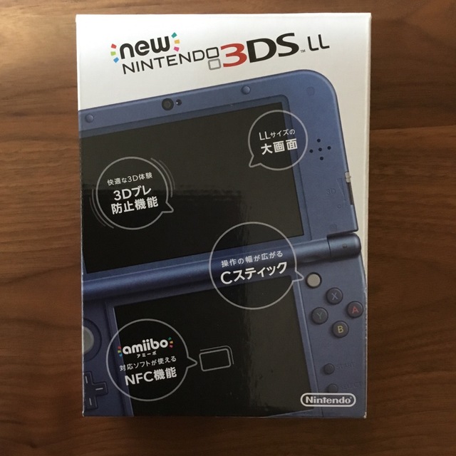 Nintendo 3DS NEW ニンテンドー 本体 LL メタリックブルーエンタメホビー