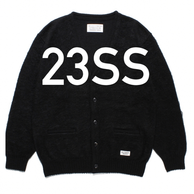 23ss WACKO  MARIA MOHAIR KNIT CARDIGAN