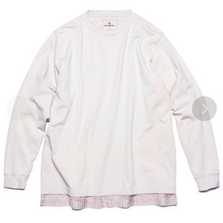 ユニフォームエクスペリメント(uniform experiment)の新品 uniform experiment HEM LAYERED WIDE(Tシャツ/カットソー(七分/長袖))