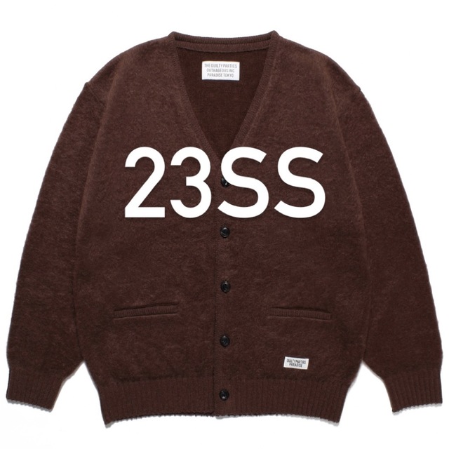 カーディガン23ss WACKO  MARIA MOHAIR KNIT CARDIGAN