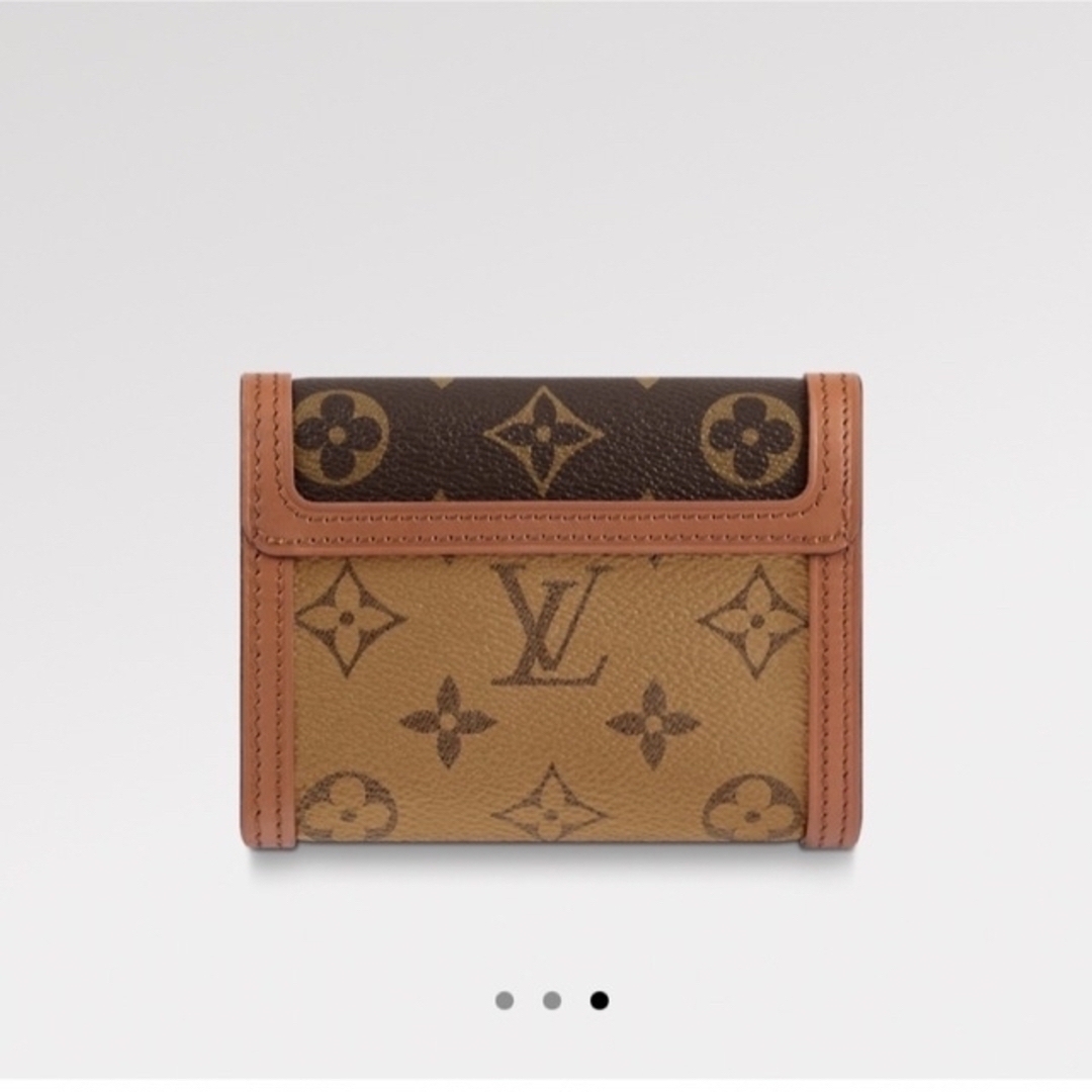 LOUIS VUITTON(ルイヴィトン)の【正規品】ルイヴィトン ポルトフォイユドーフィーヌコンパクト 財布  モノグラム レディースのファッション小物(財布)の商品写真