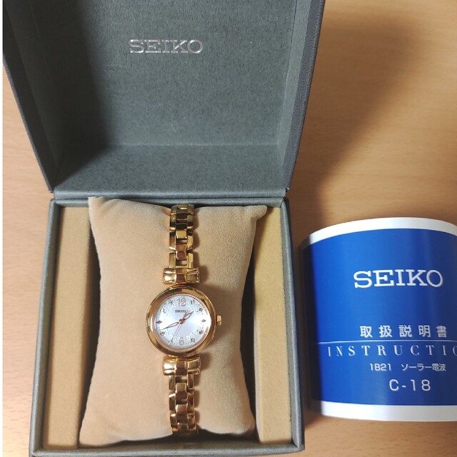 SEIKO(セイコー)のお値下げ中！★SEIKO★ソーラー電波時計「ティセ」 レディースのファッション小物(腕時計)の商品写真