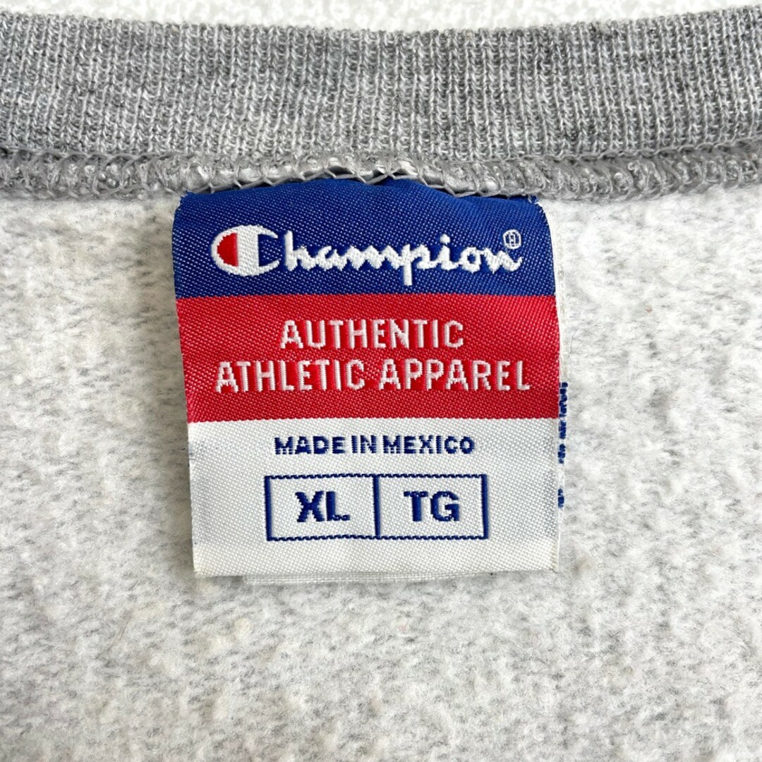 チャンピオン Champion スー フォールズ ストーム スウェット シャツ トレーナー ロゴ プリント 長袖 サイズ：XL グレー 4