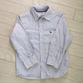 エイチアンドエム(H&M)の男の子　長袖ボーダーシャツ110   美品(Tシャツ/カットソー)