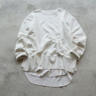 トゥデイフル(TODAYFUL)のひゆなmama様専用☆TODAYFUL レイヤードスウェットプルオーバーWHT(トレーナー/スウェット)