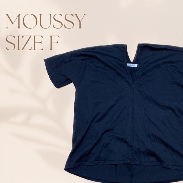 moussy 半袖トップス 五分丈- MOUSSY 花柄Tシャツ F