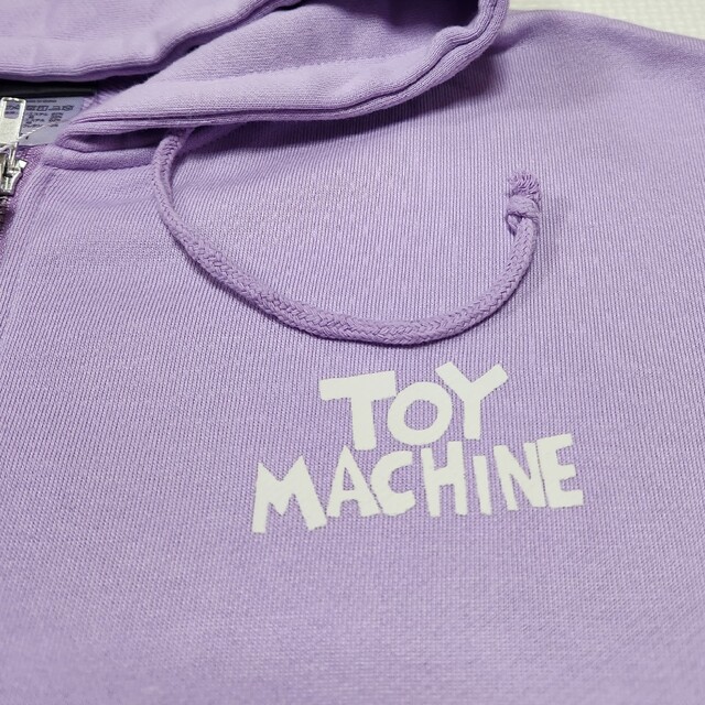 Toy Machine(トイマシーン)のトイマシーン バックプリント ジップアップパーカー 新品タグ付き レディースのトップス(パーカー)の商品写真