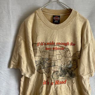 ハーレーダビッドソン(Harley Davidson)のハーレー　ベージュ　サバンナ　80s beefy ボディ(Tシャツ/カットソー(半袖/袖なし))