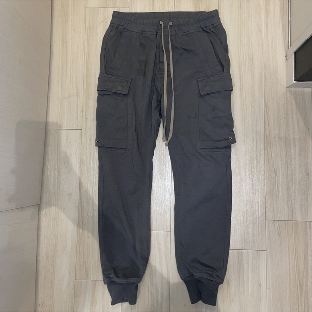 メンズ美品 サイズ48 Rick Owens グレー　ジョガーパンツ