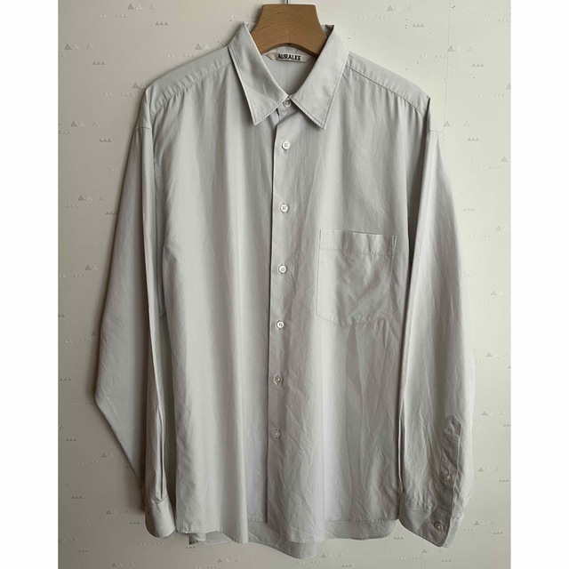 AURALEE  WASHED FINX TWILL SHIRTS