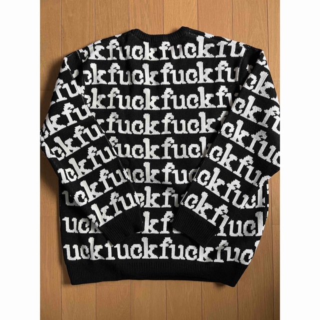Supreme Fuck Sweater Black XL Supreme Fuck Sweater Black XL
