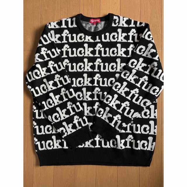 Supreme Fuck Sweater Black XL