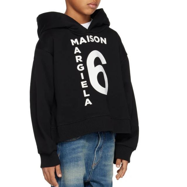 MM6(エムエムシックス)の●新品/正規品● MM6 Maison Margiela ロゴ プリント フード レディースのトップス(パーカー)の商品写真