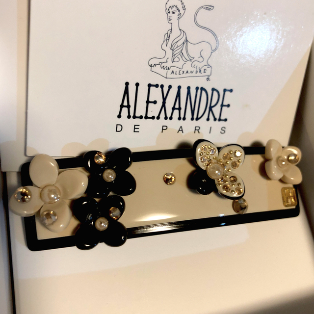 アレクサンドルドゥパリ 新品♡お箱付き♡ビジュー&フラワー♡リズレ
