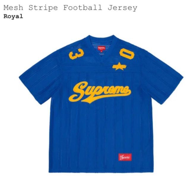 Supreme - 21ss Supreme Mesh Stripe Football Jersey
